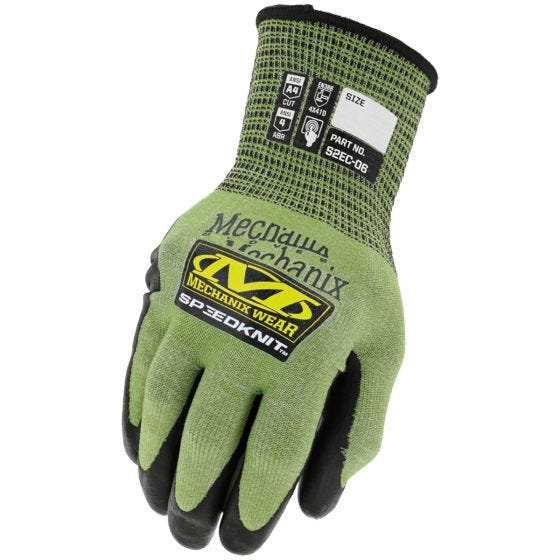 Guantes multiusos Mechanix Wear SpeedKnit High Cut - Verde