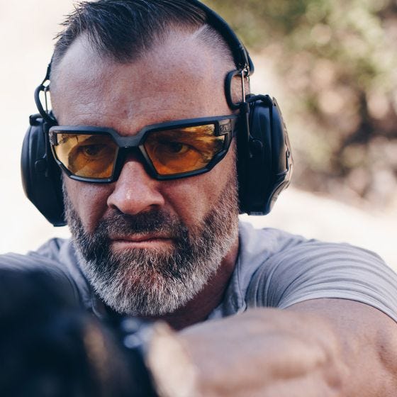 Gafas Mechanix Wear Vision Type-X F - Lente ámbar Marco negro