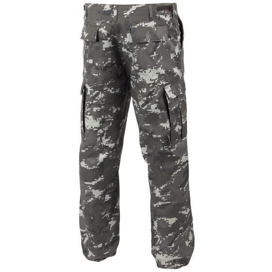 Pantalones Mil-Tec BDU Ranger Combat en Digital Black