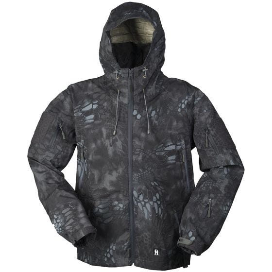 Chaqueta transpirable de tejido hardshell Mil-Tec en Mandra Night