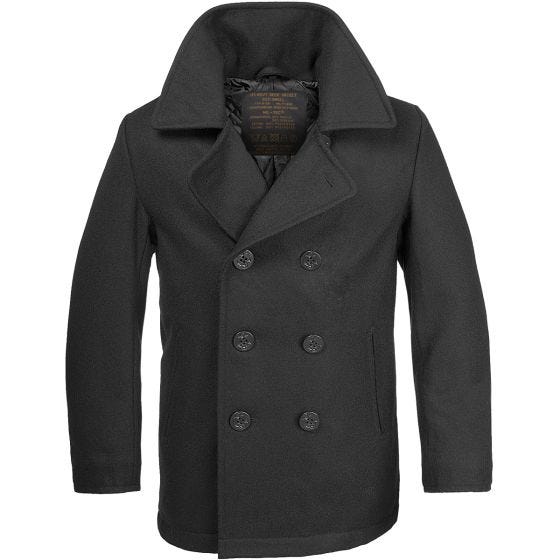 Chaqueta cabán Mil-Tec US Navy en negro