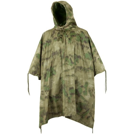 Poncho impermeable de Ripstop en MIL-TACS FG