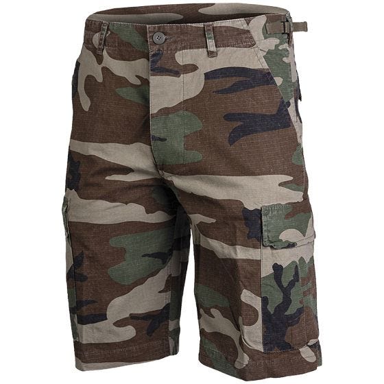 Bermudas Mil-Tec US Ripstop prelavadas en Woodland