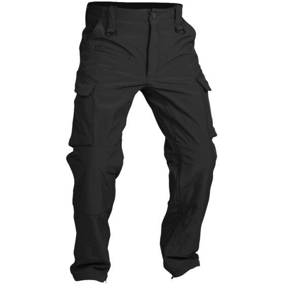 Pantalones de tejido softshell Mil-Tec Explorer en negro