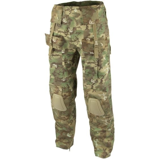 Pantalones con rodilleras Mil-Tec Warrior en Arid Woodland
