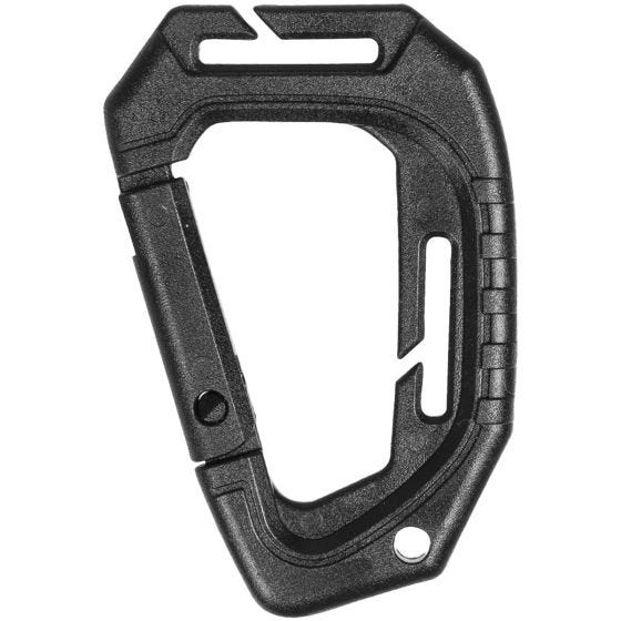 Pack de 2 mosquetones tácticos Mil-Tec con sistema MOLLE en negro