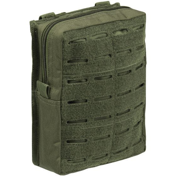 Bolsa grande para cinturón Mil-Tec cortada a láser en verde oliva