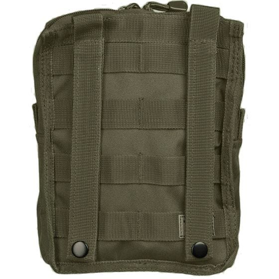 Bolsa para cinturón Mil-Tec compatible con sistemas MOLLE grande en verde oliva