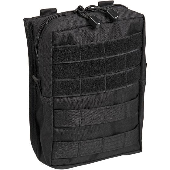Bolsa para cinturón Mil-Tec compatible con sistemas MOLLE grande en negro