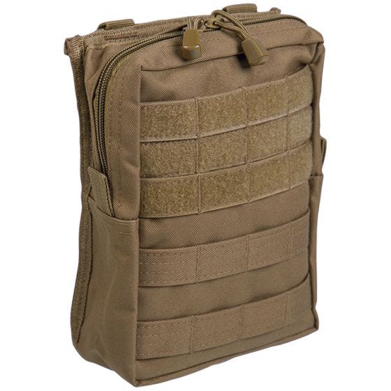 Bolsa para cinturón Mil-Tec compatible con sistemas MOLLE grande en Dark Coyote