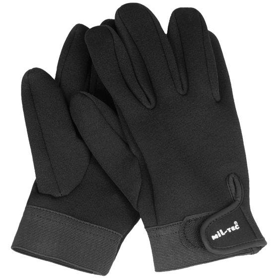 Guantes Mil-Tec Short Neopreno - Negro