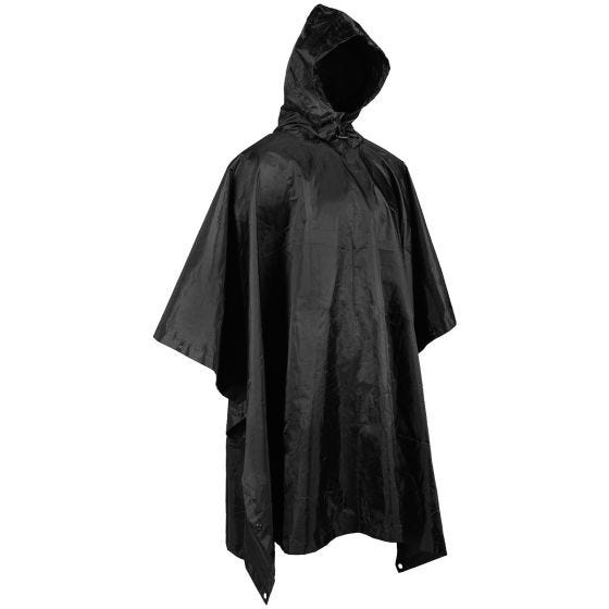 Poncho impermeable Mil-Tec - Negro