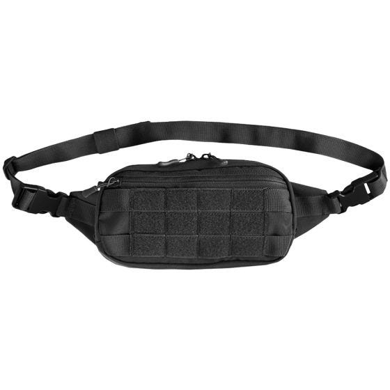 Riñonera Mil-Tec con sistema MOLLE en negro