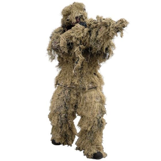 Traje ghillie de 4 piezas Mil-Tec en Digital Desert