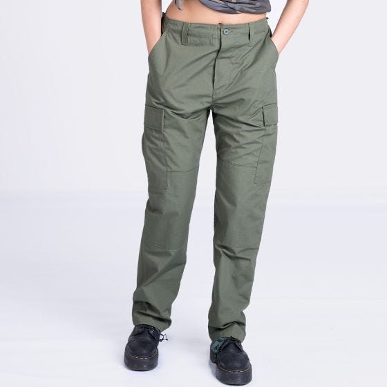 Pantalones MFH Ripstop para mujer - Oliva