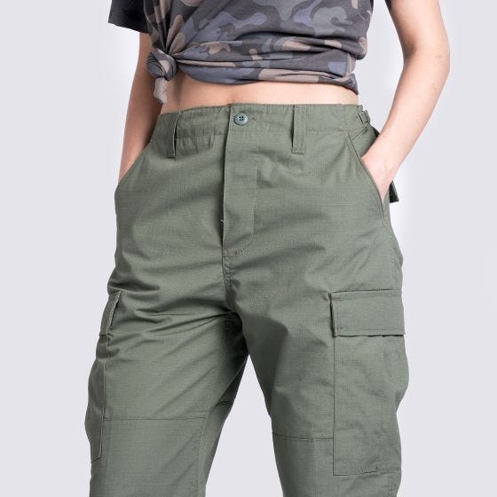 Pantalones MFH Ripstop para mujer - Oliva