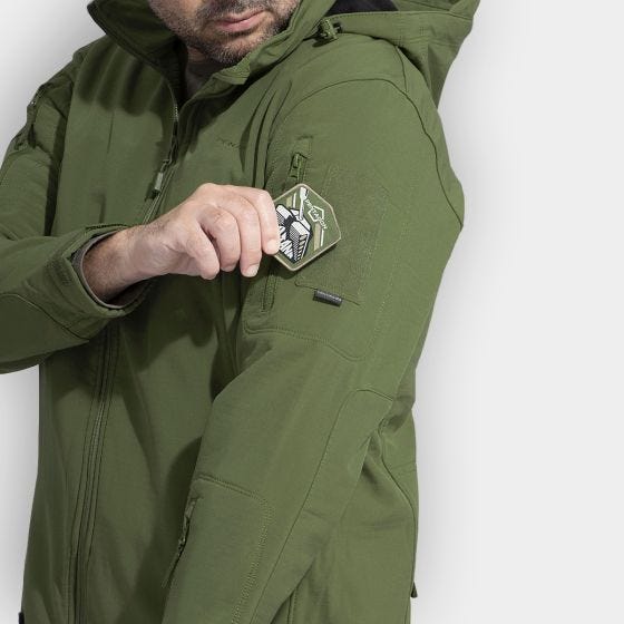 Chaqueta de soft shell Pentagon Artaxes en Olive Green