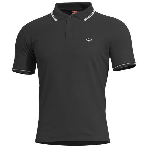 Polo Pentagon Aniketos Stripes - Negro