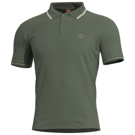 Polo Pentagon Aniketos Stripes - Camo Green