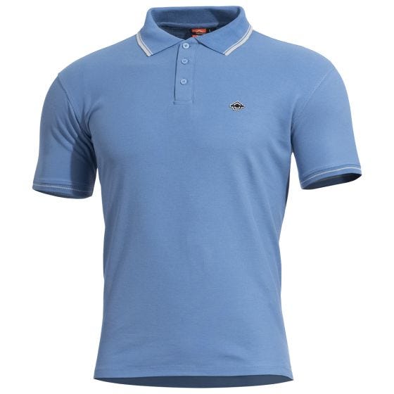 Polo Pentagon Aniketos Stripes - Dawn Blue