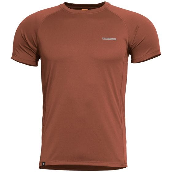 Camiseta Pentagon Body Shock - Maroon Red