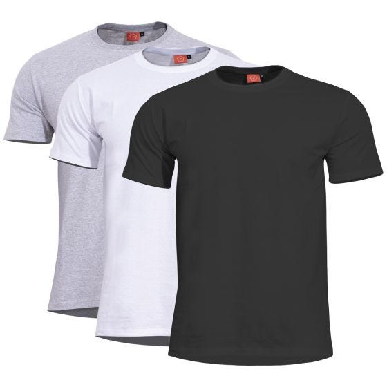 Camiseta Pentagon Orpheus Triple Mix - Melange Grey / Blanco / Negro