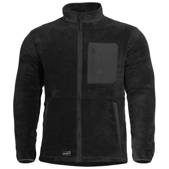 Sudadera con cremallera Pentagon Grizzly - Negro