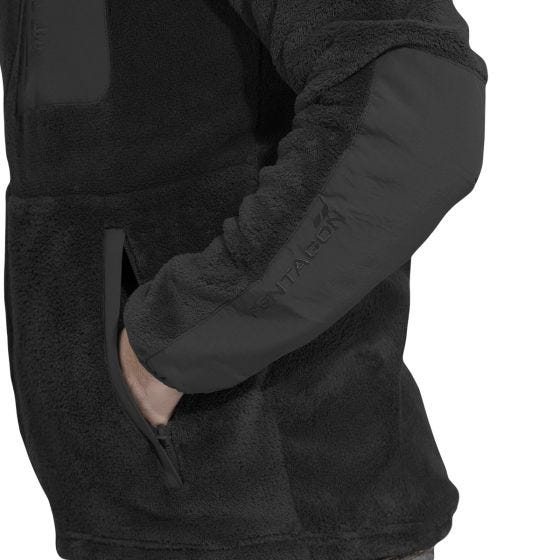 Sudadera con cremallera Pentagon Grizzly - Negro