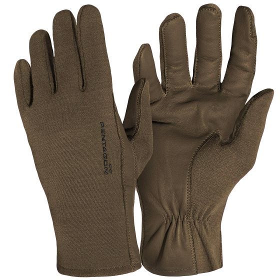 Guantes de piloto cortos Pentagon en Coyote