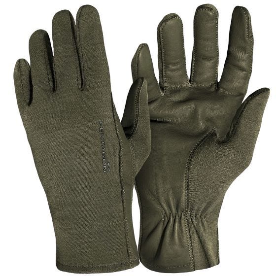 Guantes de piloto cortos Pentagon en verde oliva
