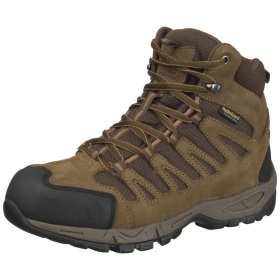 Botas Pentagon Achilles XTR de cuero nobuk y 15 cm de caña en Terra Brown