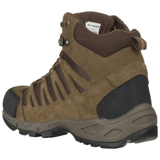 Botas Pentagon Achilles XTR de cuero nobuk y 15 cm de caña en Terra Brown