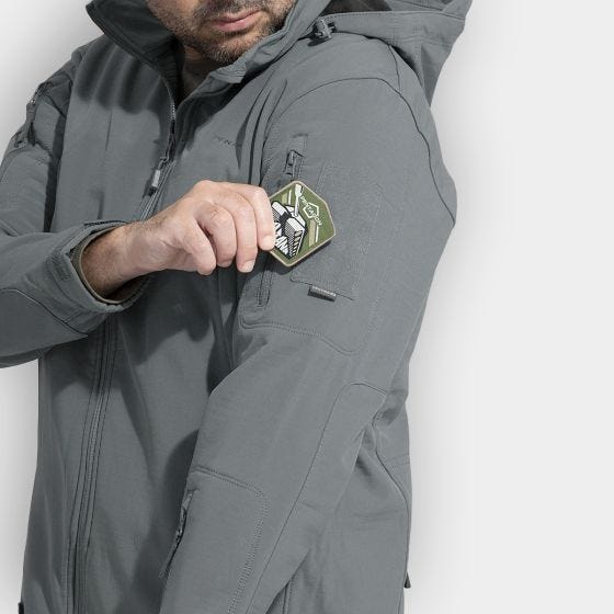 Chaqueta de soft shell Pentagon Artaxes en Wolf Grey
