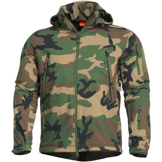 Chaqueta de soft shell Pentagon Artaxes en Woodland