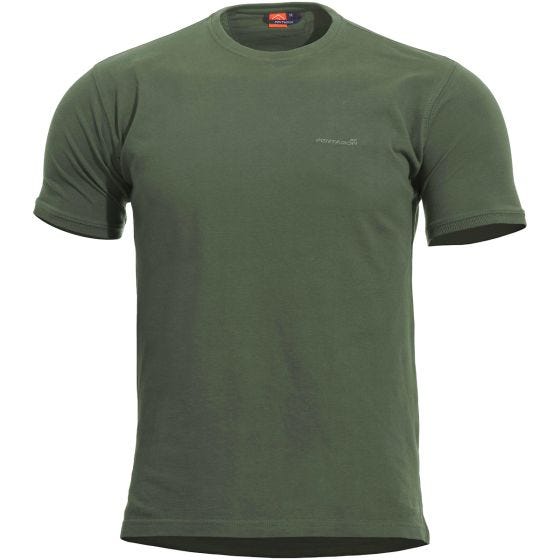 Camiseta de cuello redondo Pentagon Levantes en Camo Green