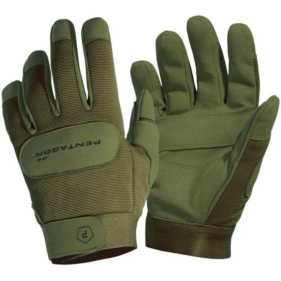 Guantes Pentagon Duty Mechanic en verde oliva