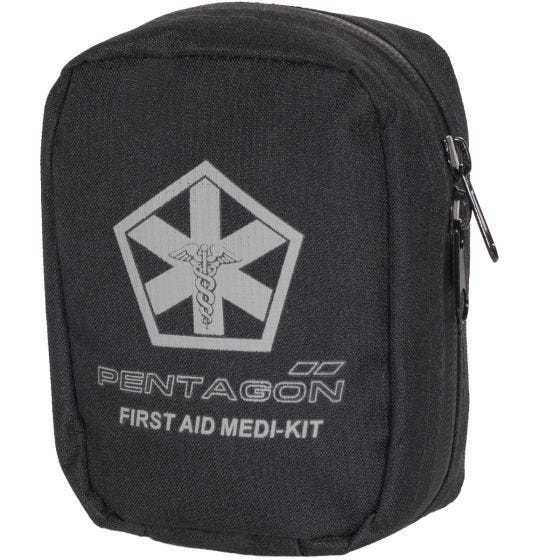 Set de primeros auxilios Pentagon Hippokrates en negro