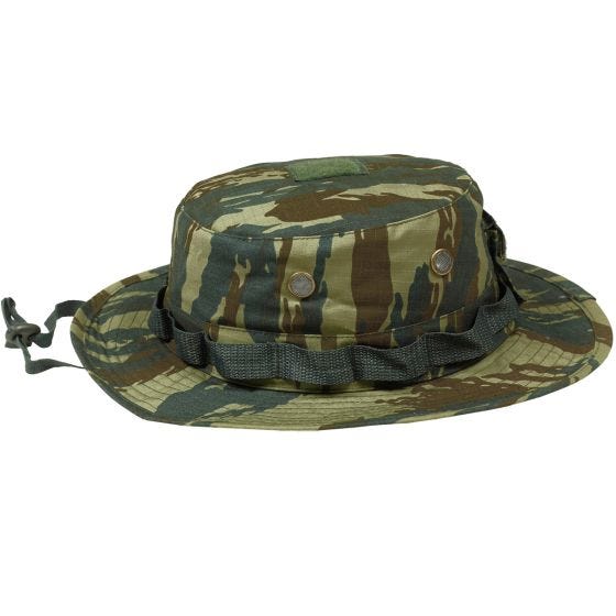 Gorro de pescador Pentagon Jungle de Ripstop en Greek Lizard