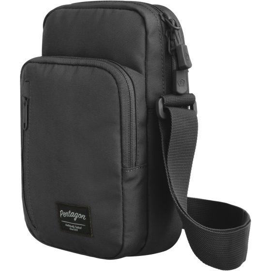 Bolsa bandolera Pentagon Kleos en negro
