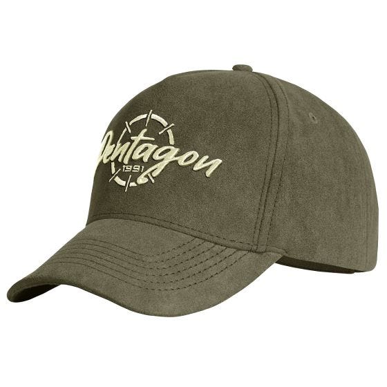 Gorra Pentagon Liam Velvet - Verde aceituna