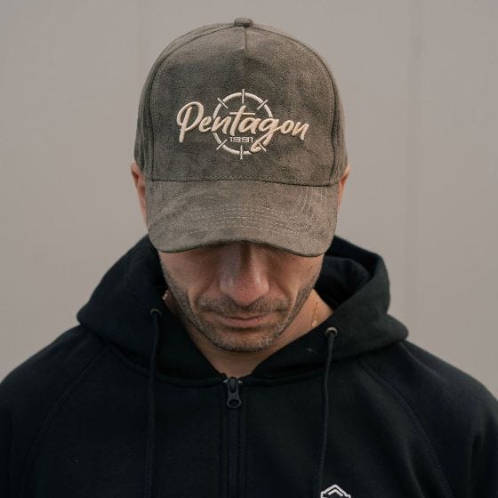 Gorra Pentagon Liam Velvet - Negro