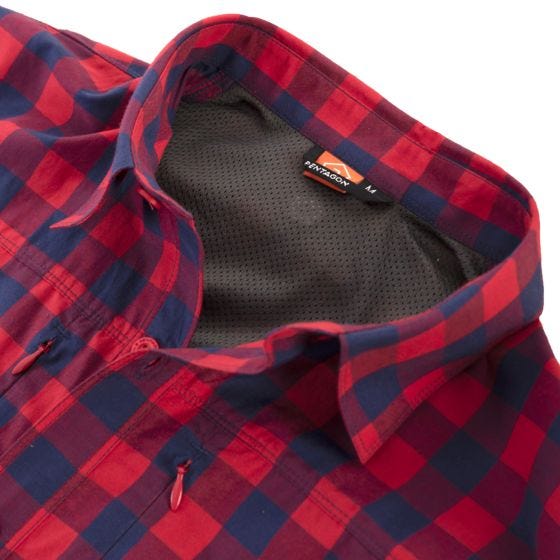 Camisa táctica Pentagon QT en Red Checks