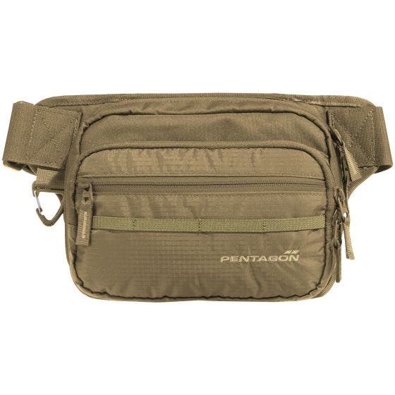 Riñonera fina Pentagon Runner en Coyote