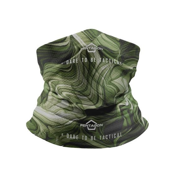 Braga de cuello Pentagon Skiron Liquid - Emerald