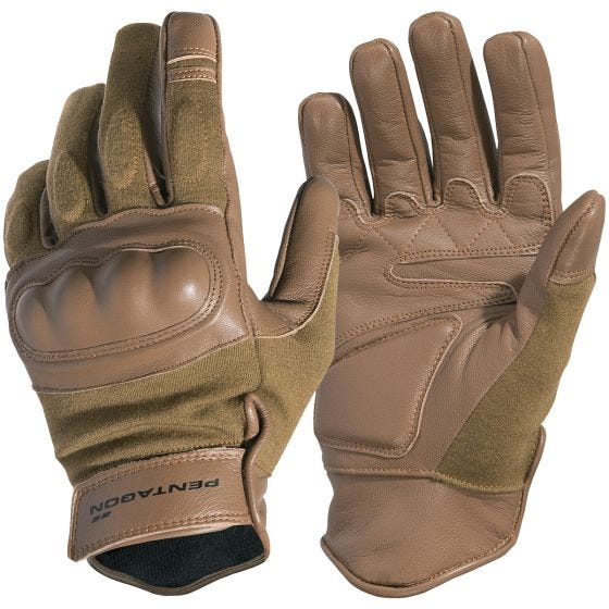 Guantes tácticos Pentagon Storm en Coyote