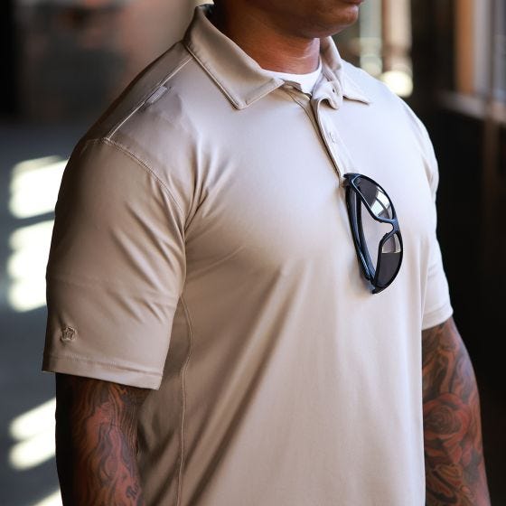Polo de manga corta Propper EdgeTec - Heather Grey