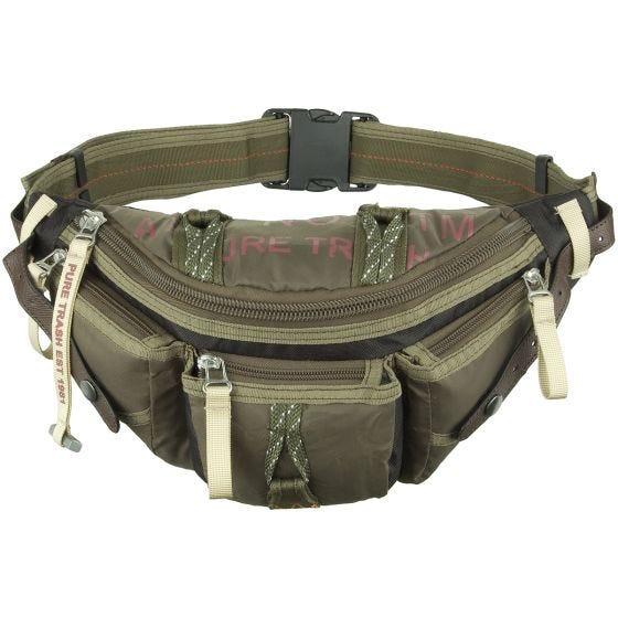 Riñonera Pure Trash en OD Green