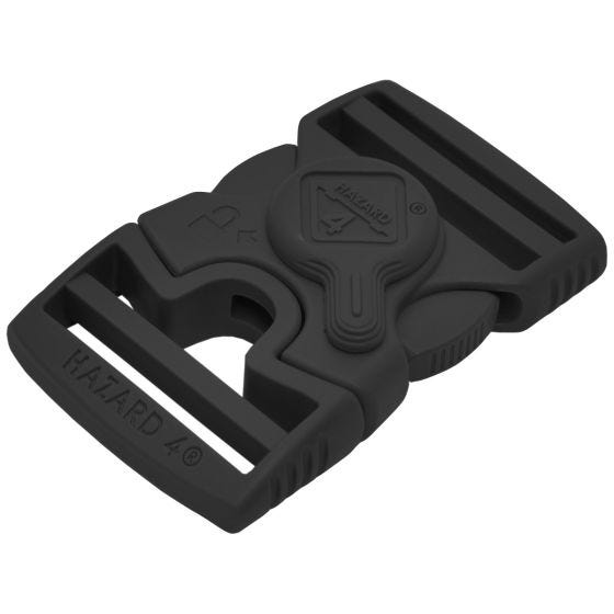 Hebilla de liberación lateral con bloqueo giratorio Hazard 4 - Negro