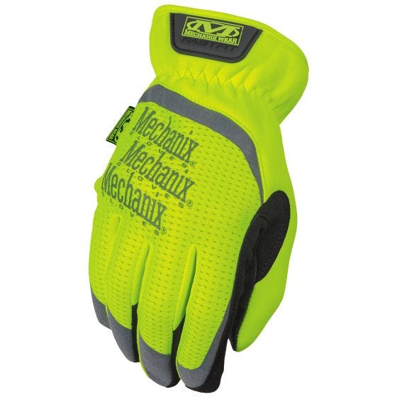 Guantes Mechanix Wear The Safety FastFit en amarillo