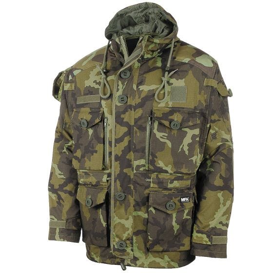 Chaqueta guardapolvo MFH Commando en Czech Woodland